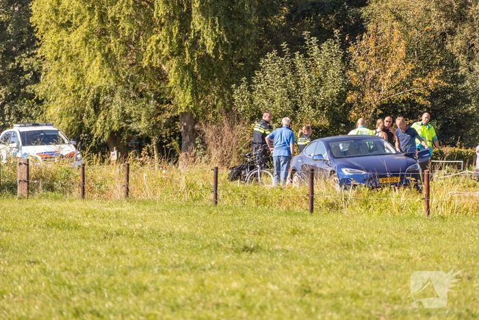 Vrouw op driewieler aangereden