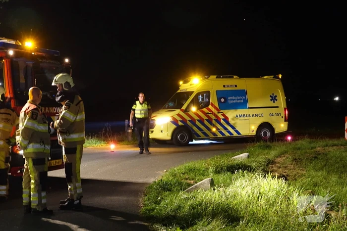 Twee gewonden bij eenzijdig ongeval
