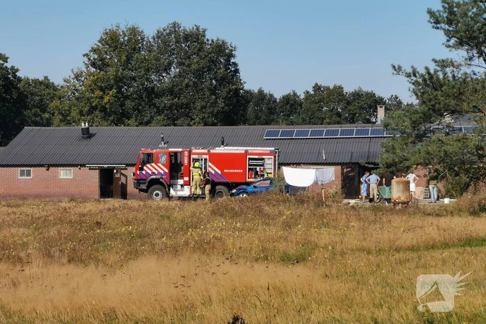 Brand in schuur camping 't Rakkertje