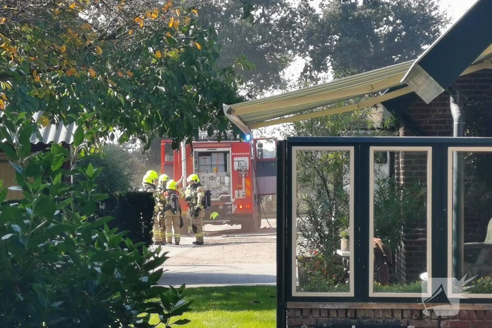 Brand in schuur camping 't Rakkertje