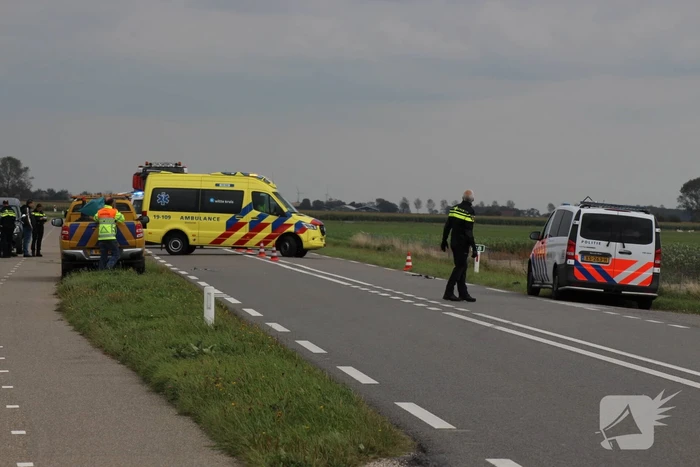 Motorrijder gewond bij aanrijding