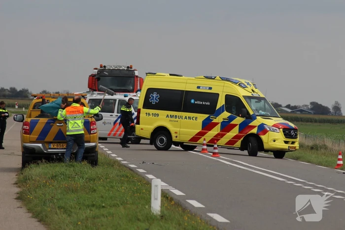 Motorrijder gewond bij aanrijding