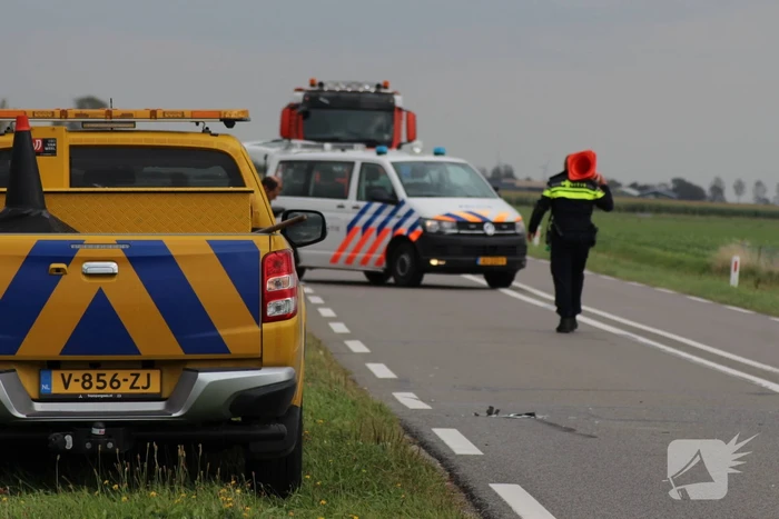 Motorrijder gewond bij aanrijding