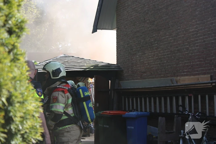 Uitslaande schuurbrand in Soesterkwartier