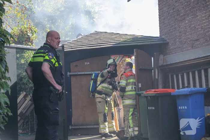 Uitslaande schuurbrand in Soesterkwartier