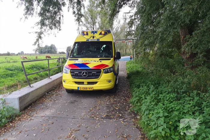 Vrouw in rolstoel met hulphond door scooterrijder aangereden