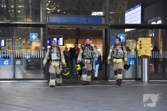 Brand in wisselverwarming op spoor van Centraal Station