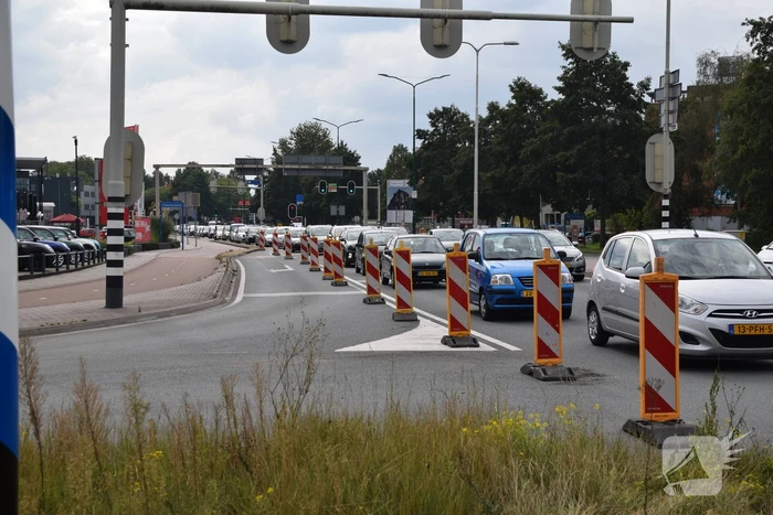 Verkeerschaos door werkzaamheden op snelweg