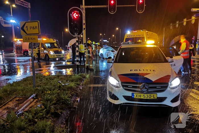 Gewonde bij aanrijding op kruising
