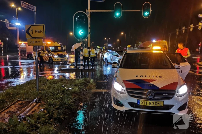 Gewonde bij aanrijding op kruising