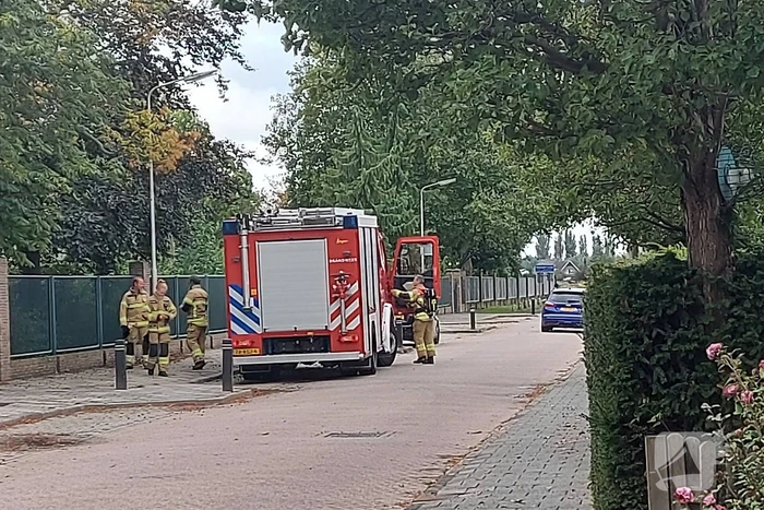 Brandweer doet onderzoek naar gaslucht