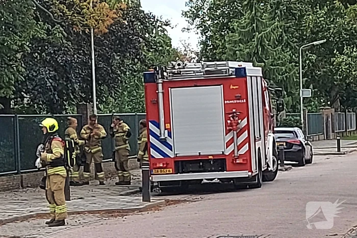 Brandweer doet onderzoek naar gaslucht