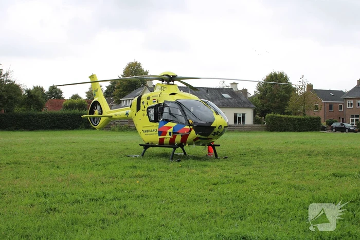 Traumahelikopter ingezet voor incident