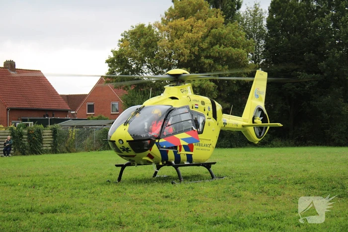 Traumahelikopter ingezet voor incident
