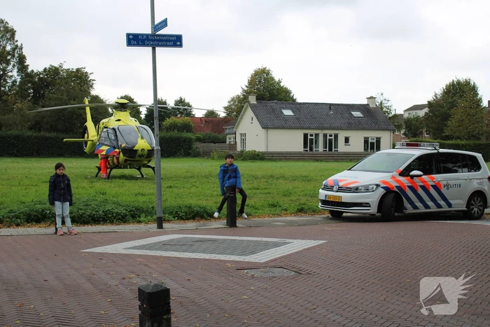 Traumahelikopter ingezet voor incident