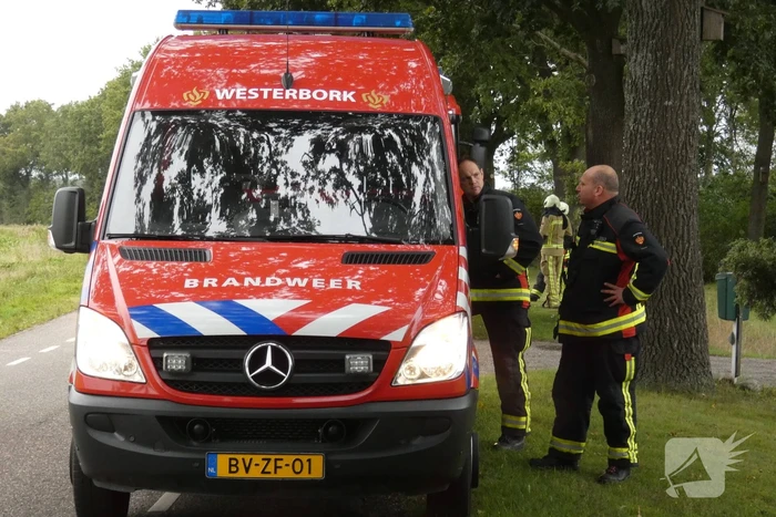 Gaslucht waargenomen naast woning