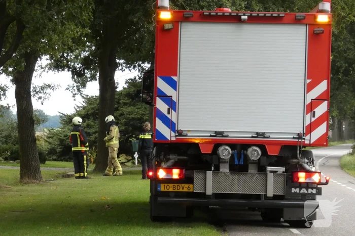 Gaslucht waargenomen naast woning