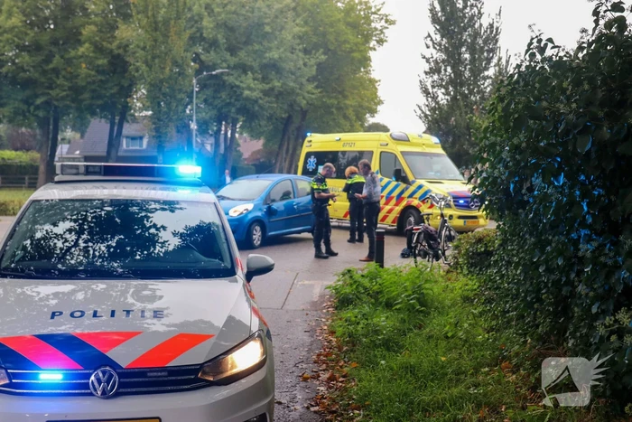 Fietsster aangereden door auto