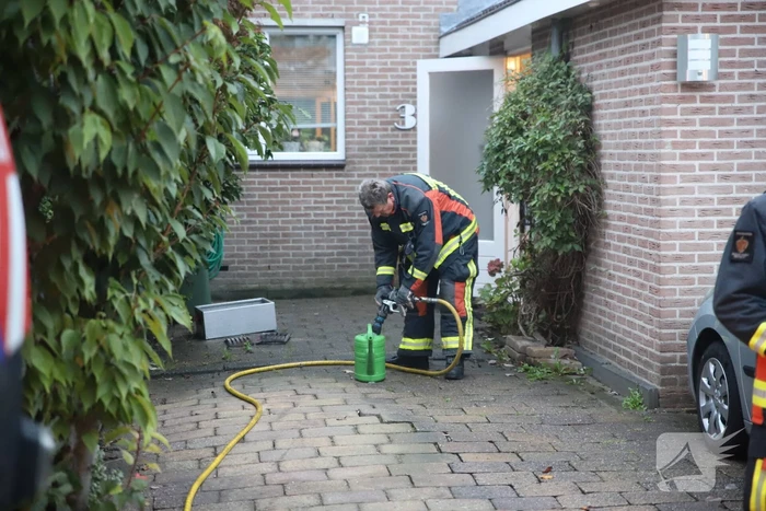 Brand in woning geblust