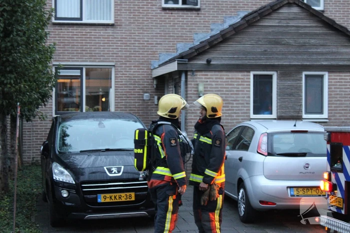 Brand in woning geblust