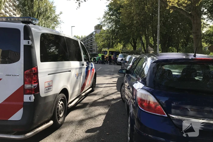 Scooterrijder gewond na koprol