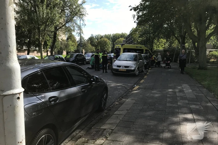 Scooterrijder gewond na koprol