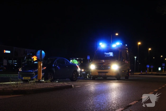 Fietser gewond na botsing met auto