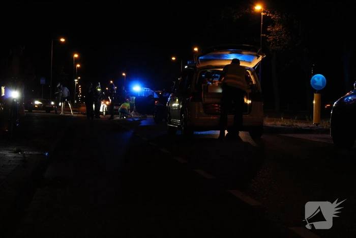 Fietser gewond na botsing met auto