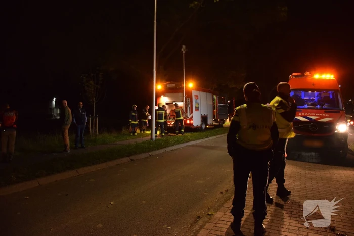 Auto raakt te water, bestuurder aangehouden