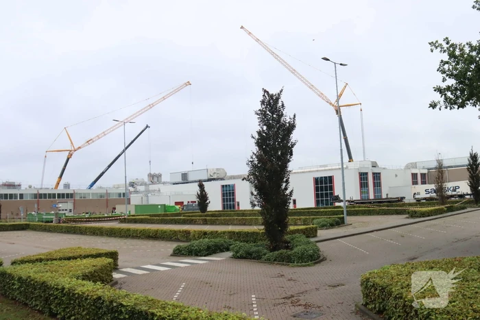 Grote hijsklus bij Mars fabriek