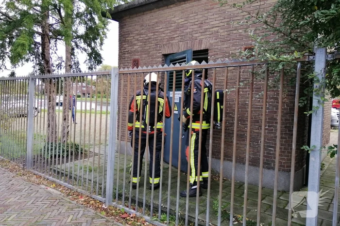 Monteurs blussen brand in elektriciteitshuis
