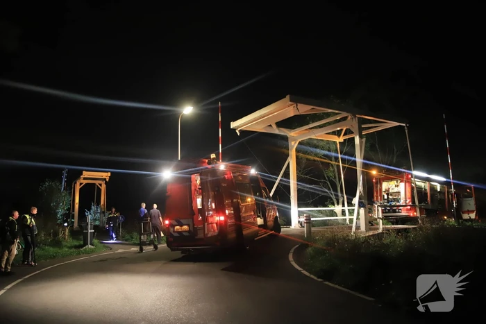 Grote brand in sauna bij woning