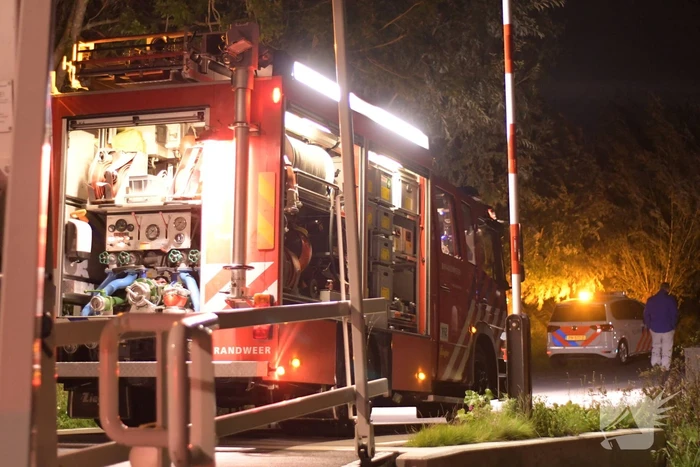 Grote brand in sauna bij woning