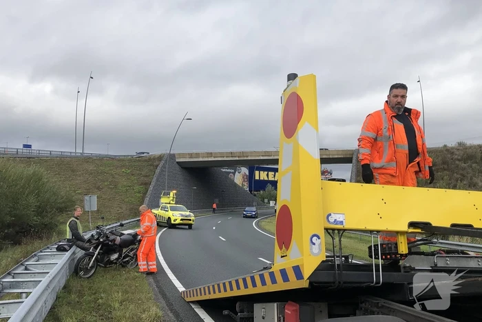 Motor flink beschadigd bij eenzijdig ongeval