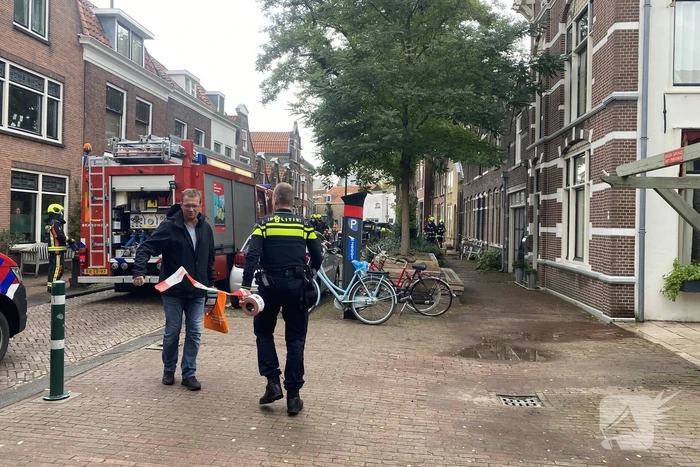 Klusser doorboort gasleiding in woning