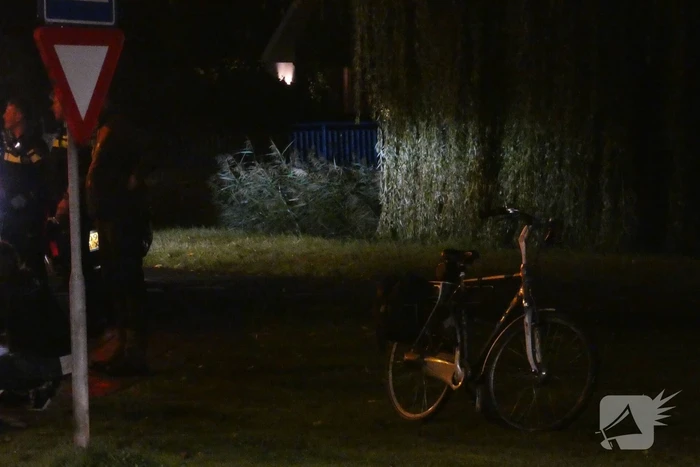 Aanrijding tussen een bestelbus en fietser