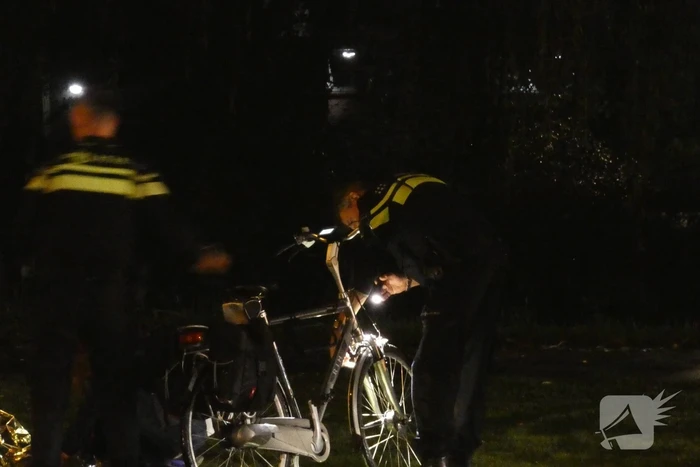 Aanrijding tussen een bestelbus en fietser