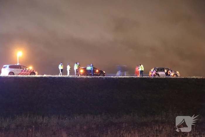 Gewonde bij aanrijding op snelweg