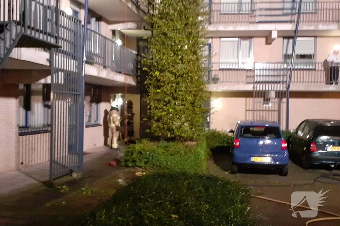 Brand door mogelijke kortsluiting in flat
