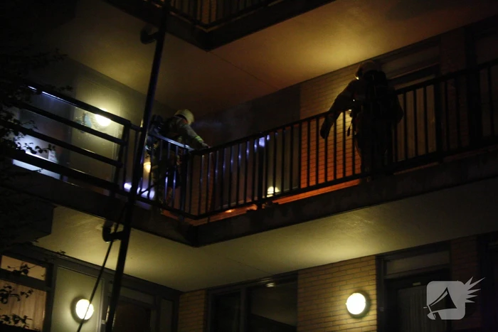 Brand door mogelijke kortsluiting in flat