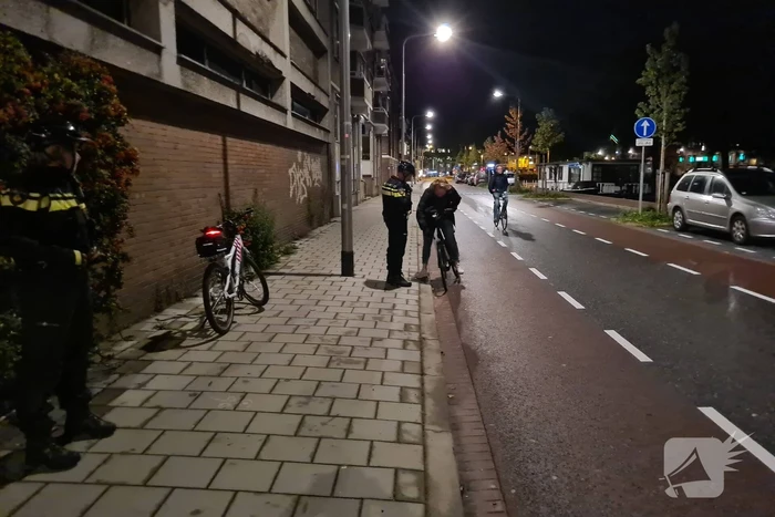 Meerdere bekeuringen na controle op fietsverlichting