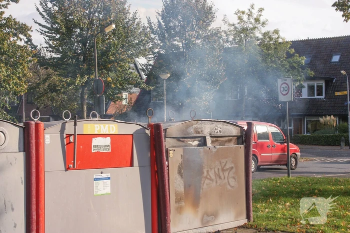 Brand in papiercontainer in Soesterkwartier