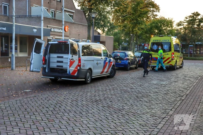 Ongeval tussen auto en scooter