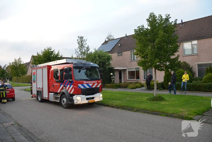Brandweer rukt uit voor brand in woning