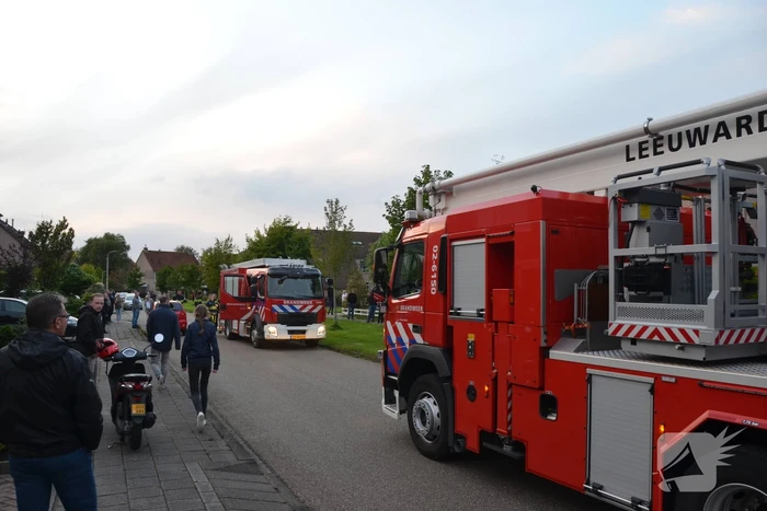 Brandweer rukt uit voor brand in woning
