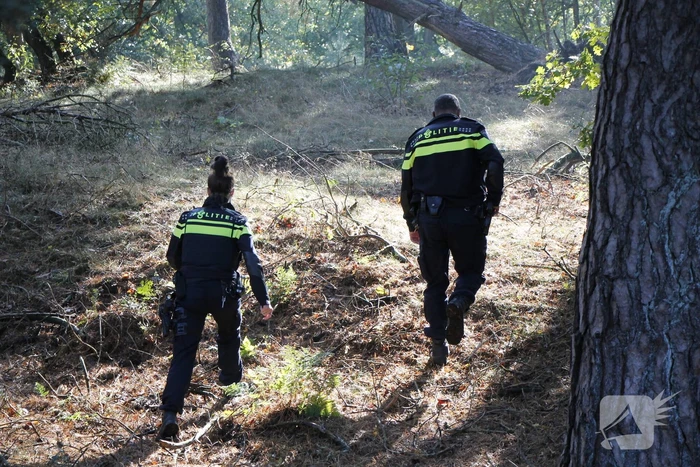 Brand in bosgebied snel geblust