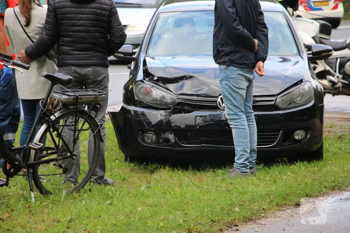 Schade na kop-staart botsing