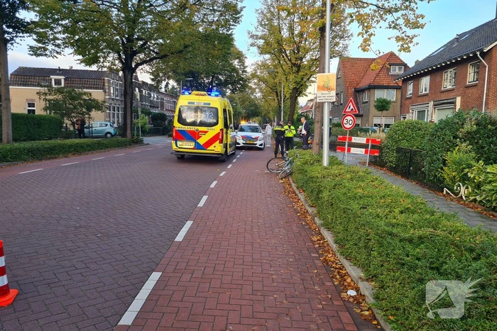 Fietser gewond door aanrijding met auto