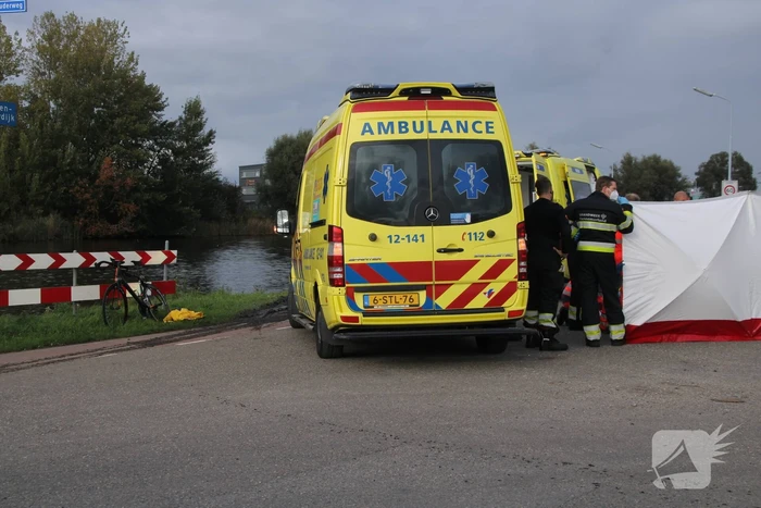 Traumahelikopter landt voor zwaar ongeval met wielrenner