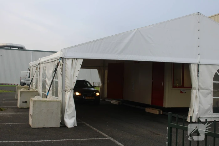 Covid-19 drive-thru-teststraat U-Diagnostics geopend